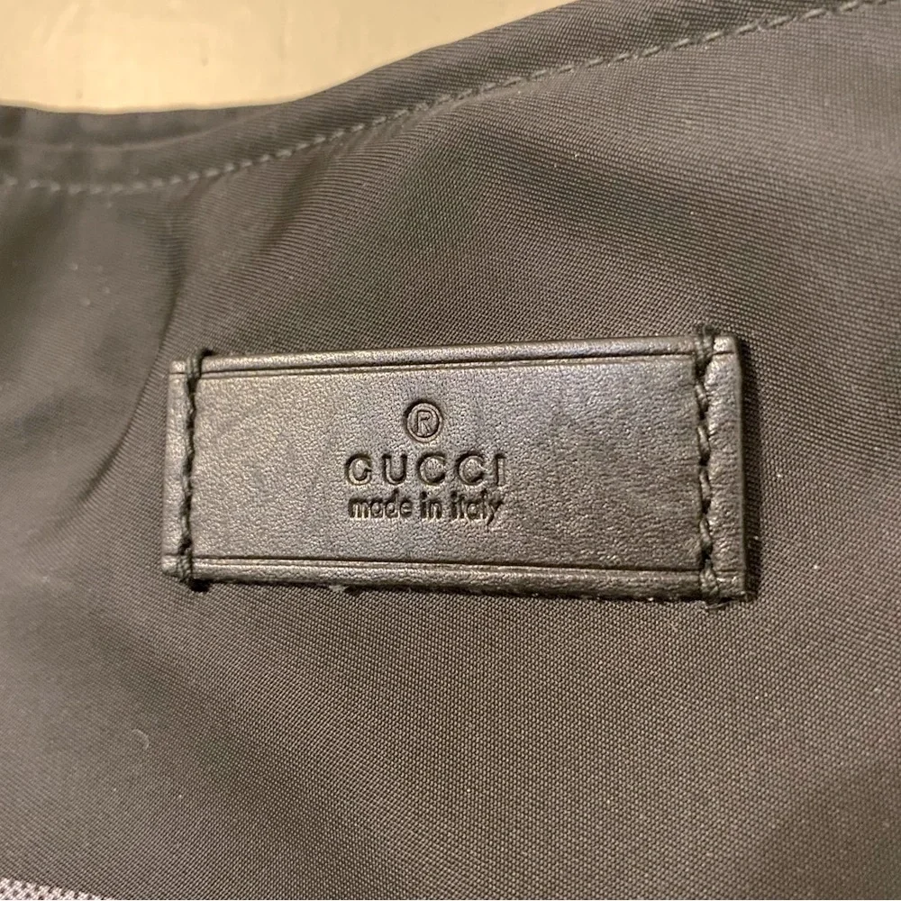 Gucci Unisex Crossbody Messenger Diamanté Nylon Shoulder Bag